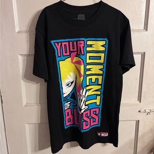 Alexa Bliss "Your Moment Of Bliss" Black Graphic T-Shirt Men Size Small WWE.